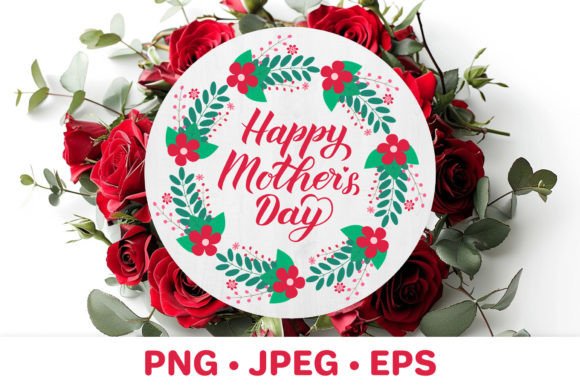 Download Happy Mothers Day. Floral Round Design - Round design Collection
