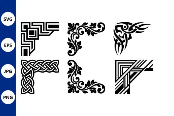 Download Intricate Corner Ornament Set - Intricate Collection