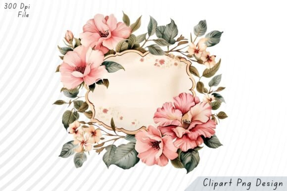 Download Petal Whispers Label Frame PNG Clipart - Art Collection