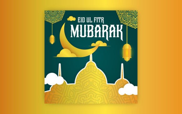 Download Eid Greeting Post with Bold Mandala Art - Art Collection