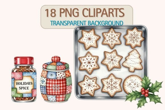 Download Winter Christmas Cozy Kitchen Clipart - Art Collection