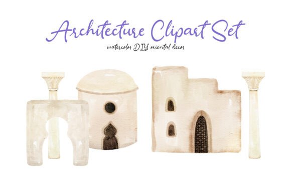 Download Arabian Architecture DIY PNG Clipart Set - Art Collection