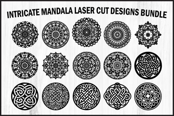 Download Intricate Mandala Laser Cut Designs - Intricate Collection