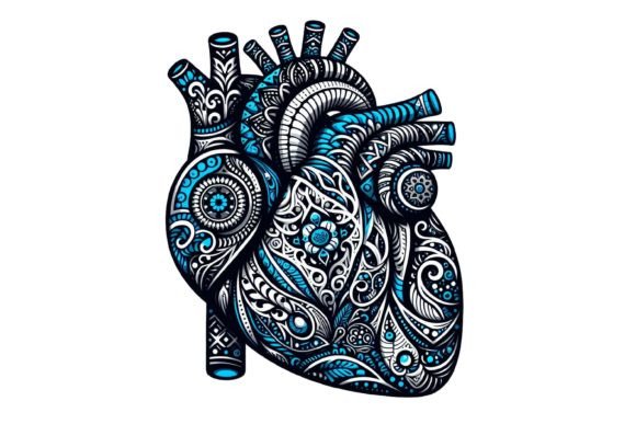 Download Human Heart Intricate Patterns Clipart - Art Collection