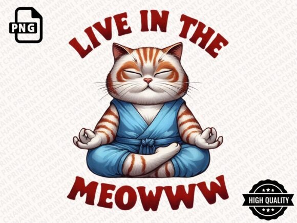 Download Funny Cat Doing Yoga Clipart PNG - Art Collection