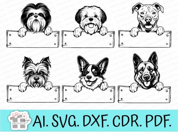 Download PEEKING DOG SVG, Peeking Dog Clipart Svg - Art Collection