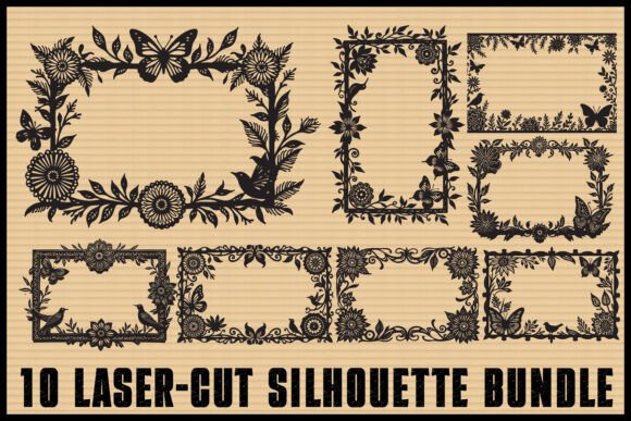 Download Nature-Inspired Laser Cut Bundle - Nature Collection