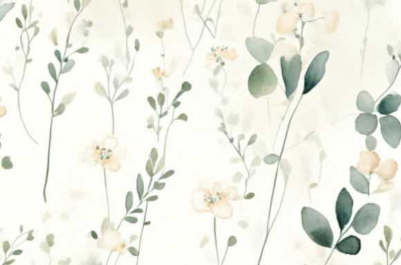 Download Boho Wildflower Watercolor Seamless - Flower Collection
