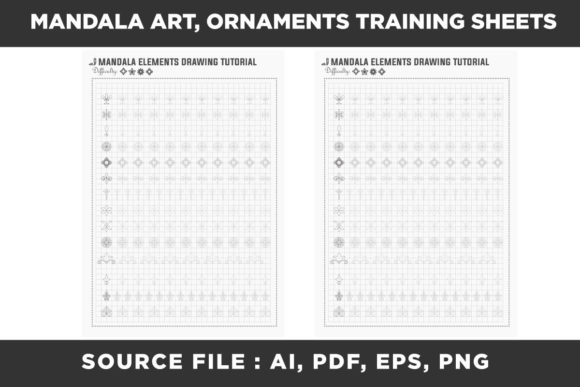 Download Mandala Art, Ornaments Training Sheet - Art Collection