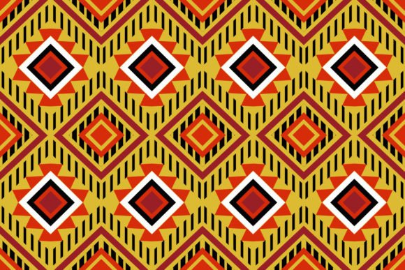 Download Yellow Tribal Art Aztec Ethnic Seamless - Art Collection