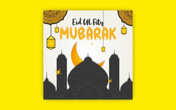 Download Eid Greeting Post with Bold Mandala Art - Art Collection