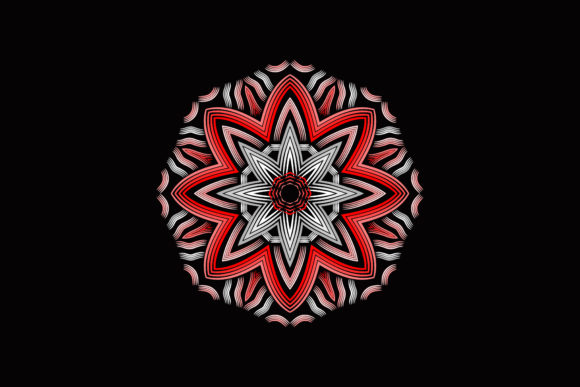 Download Mandala Patern Layered Mangekyou Flowers - Flower Collection