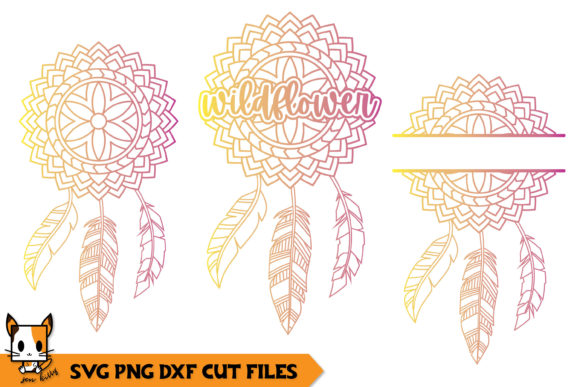 Download Wildflower - Bohemian Dreamcatcher Mandala - Flower Collection