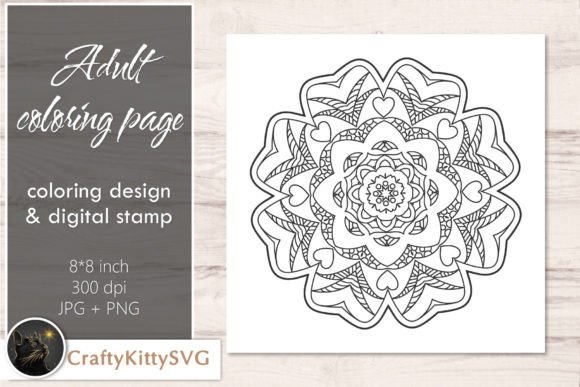 Download Mandala Art Adult Coloring Book Page - Art Collection