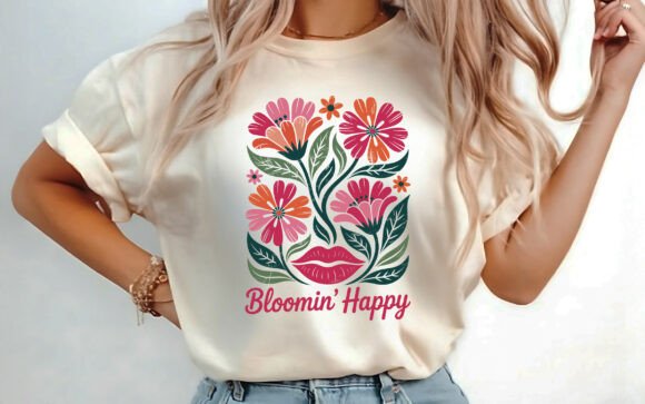 Download Boho Floral Flowers T-shirt Design SVG - Flower Collection