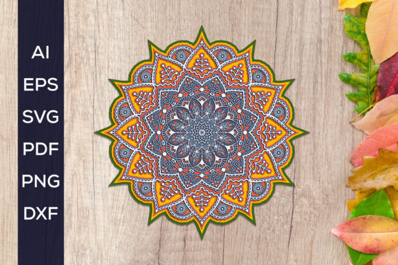 Download 3D Layered Mandala Art &ndash; Multilayer Cut - Art Collection