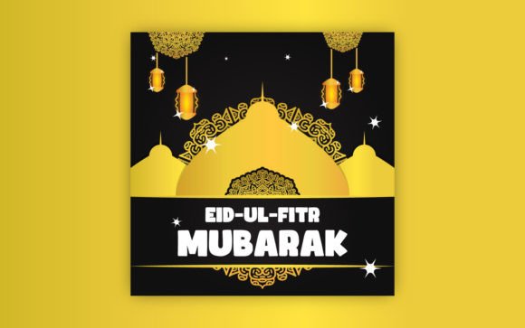 Download Eid Greeting Post with Bold Mandala Art - Art Collection